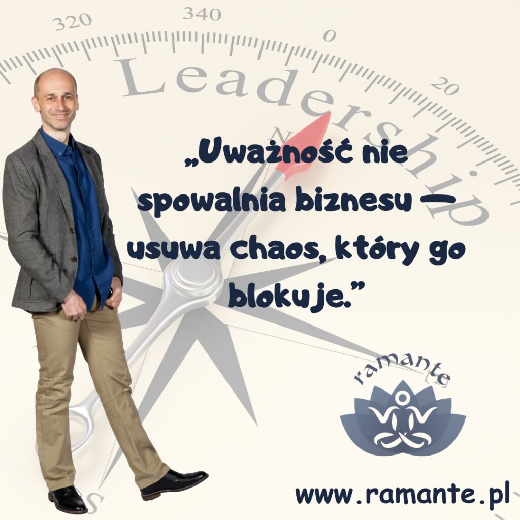 Świadome przywództwo to nowoczesny styl zarządzania w chaotycznym świecie. Dowiedz się, jak liderzy budują odporność, zaufanie i stabilność w zmianie.
